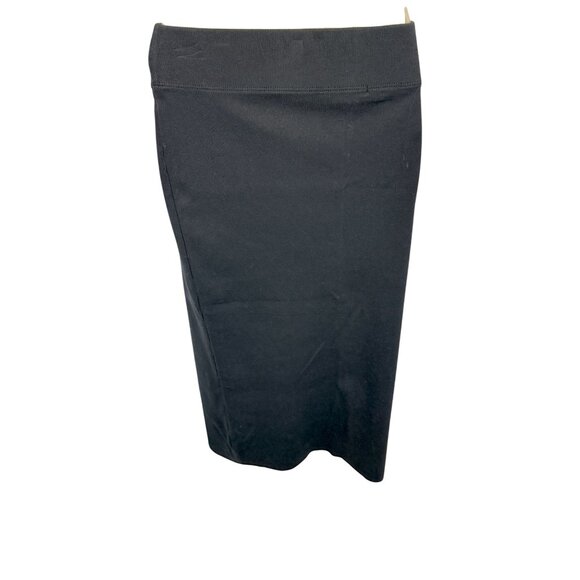 James Perse Black Rib Knit Midi Skirt NWT - Size L - Picture 4 of 9